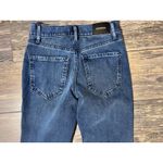 EXPRESS ‎ Skyscraper Mid Rise Split Hem SZ 0R Dark Wash Denim Jeans Stretch Flair Photo 11