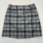 Nike Golf Skort Plaid DRI-FIT Athletic Performance Skirt Gray Black Size 4 Photo 10