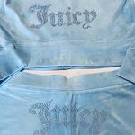 Juicy Couture 🔥 OG Bling Velour Iconic Tracksuit Hoodie Pants Frosted Baby Blue L Photo 4