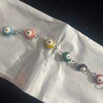 Colorful Evil Eye Bracelet stainless steel Red Photo 3