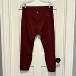 Lululemon Align Pant 25" Red Merlot Size 14 Cropped Leggings Wine Burgundy Photo 3