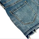 BLANK NYC  Distressed Denim Embroidered Butterfly Floral Hiker Shorts  27 Photo 7