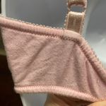 Felina  Light Pink Peach Knit Lace Bra Size 36D Photo 4