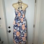 Gypsie Blu Floral Strapless Dress in Blue and Pink S Photo 2