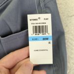 Democracy  Absolution Scallop Edge Straight Pants Womens 20W Blue Gray W1P2046X2 Photo 5