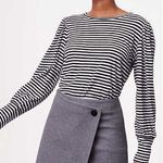 Ann Taylor Loft Plaid Gray Grid Wrap Mini Skirt Photo 0