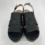 Aqua College Nadi Slingback Platform Wedge Sandals in Black Size 8M Photo 2