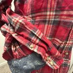 Jachs Girlfriend Jach’s Girlfriend Red Flannel Plaid Button-Up Shirt Photo 3