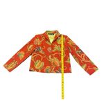 Vintage Painted Pony Blazer Jacket XS Jungle Monkey Red Green Made In USA Photo 2