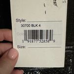 Mac Duggal Black Shimmering Pleated A-line 3/4 Sleeve Full Length Gown NWT Photo 5