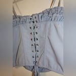 Urban Outfitters NWT Out from Under  Dusty Blue Corset Large Photo 5