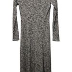 Banana Republic Animal Print Long Sleeve Women's Midi Dress Size XS Photo 0