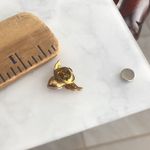 Vintage Signed RR Label Pin Photo 2