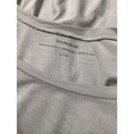 Vince Gray Long Sleeve Pima Cotton Modal Blend Casual Top L Photo 2