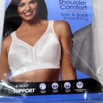 Playtex NEW 18-Hour Original Comfort Strap Wirefree 4693 Warm Steel Gray 46DDD Photo 9