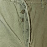 Tory Burch NWOT  Womens Olive Green Straight Leg Cargo Pants 28‎ Photo 4