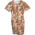 Stella McCartney  Ridley Sheath Dress Silk Blend Short Sleeve Floral pattern 2 XS Photo 1