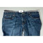 American Eagle American Eagle Bootcut Wide Leg Pocket Embroidered Details Blue Jean sz 12 Photo 2
