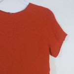 Olivaceous  Burnt Orange Short Sleeve Sheath Dress Size S Photo 2