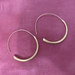 Lucky Brand New without tags  Half Circle Gold Earrings Photo 0