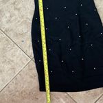 Vintage Elegant Black Sleeveless Dress with pearls Size 6 Photo 7