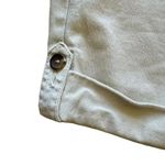 Charter Club  Ivory Stretchy Zipper Fly Button Front Rolling Cuffs Bermuda Shorts Photo 4