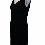 RICKIE FREEMAN for TERI JON Black Casual Dress Size 8 Photo 4