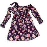 Flynn Skye boho floral mini dress with one shoulder and tie detail NWT SZ SM Photo 13
