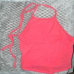 Charlotte Russe Pink Halter Tie Top Photo 2