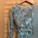 Fashion Bug Vintage Y2K Sz Small Silk Paisley Tank Crop Cardigan Set Coquette Photo 11