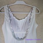 Vineyard Vines New!  Textured Scallop One‎ Piece Swim White Cap, size M Photo 8