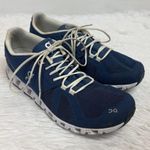 On Cloud 5 Running Lace Up Sneakers Denim/White Women's Size 8.5 Blue Photo 1
