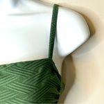 Kona Sol  One Piece Textured Green Swim Suit Size S Photo 5