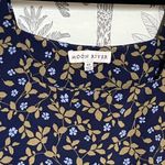 Moon River - Anthropologie blue Floral Print Dress sz xs Photo 2