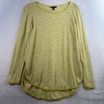 Eileen Fisher  PS Petite Tunic Sweater Top Linen Striped Knit Long Sleeve Shirt Photo 1