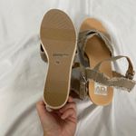 Dv dolce vita Boho Distressed Khaki Gray Platform Lace Up Sandals US 10 Photo 4