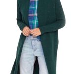 Old Navy Green Whimsical Knit Long Open Cardigan Photo 0