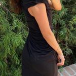 ZARA classy elegant timeless black cocktail dress sz 8 Photo 2