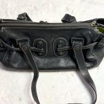 Cavalcanti Black Genuine Leather Shoulder Bag Made In Italy Designer Purse Photo 9