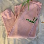 NWT The Rally Club Unisex Royal Pickleball Pink Sweatpants Photo 2