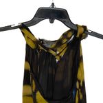 Vince Top Size XS Black Yellow Blue Red Geometric 100% Silk Lined Womens Photo 1