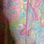 Lauren Ralph Lauren Sleep Shirt Pink Pastel Paisley Long Sleeve Size Small Photo 5