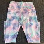 Pastel Pink Purple Blue High Waisted Activewear Leggings Size M Photo 1