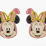 BaubleBar  x Disney Minnie Mouse Crystal Easter Bunny Stud Earrings Photo 0