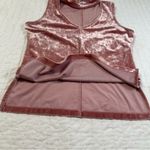 Candie's  Pink Velvet Choker Tank top in Size S Photo 7