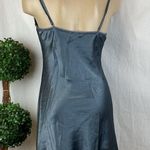 Victoria's Secret Victoria’s Secret Gray Satin & Lace Bodice Trim Short Sleep Dress M Photo 1