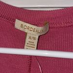 Bordeaux Womens New Anthropologie  Slim V-Neck Maxi Dress Photo 9