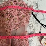 Alyce Paris NWT  Alyce 6054 Paris High Low Evening Dress pink Sz 2 Photo 5