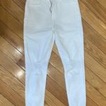 joe's jeans White Knee-Ripped Skinny Jeans Photo 4