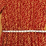 XIX Palms Nairobi Terrace Rust Gold Mini Dress Size Large Red Photo 13